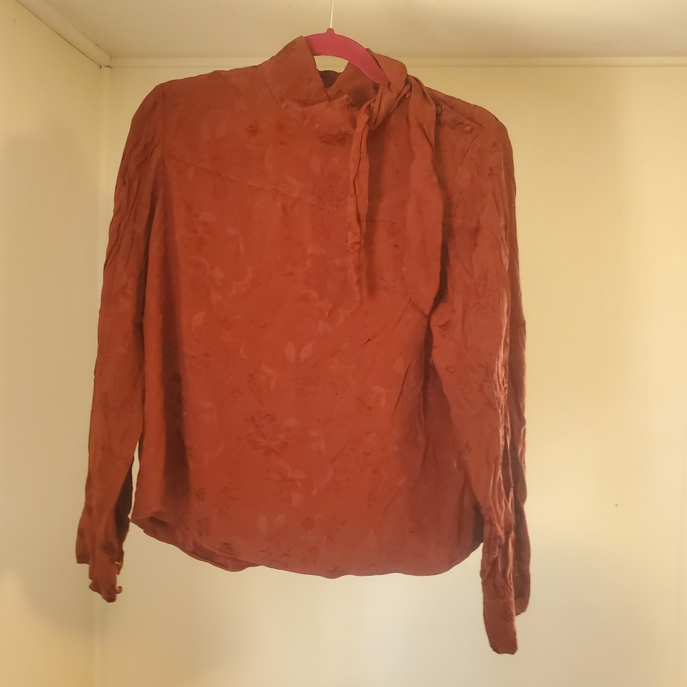 Wilfred Copper Blouse Large